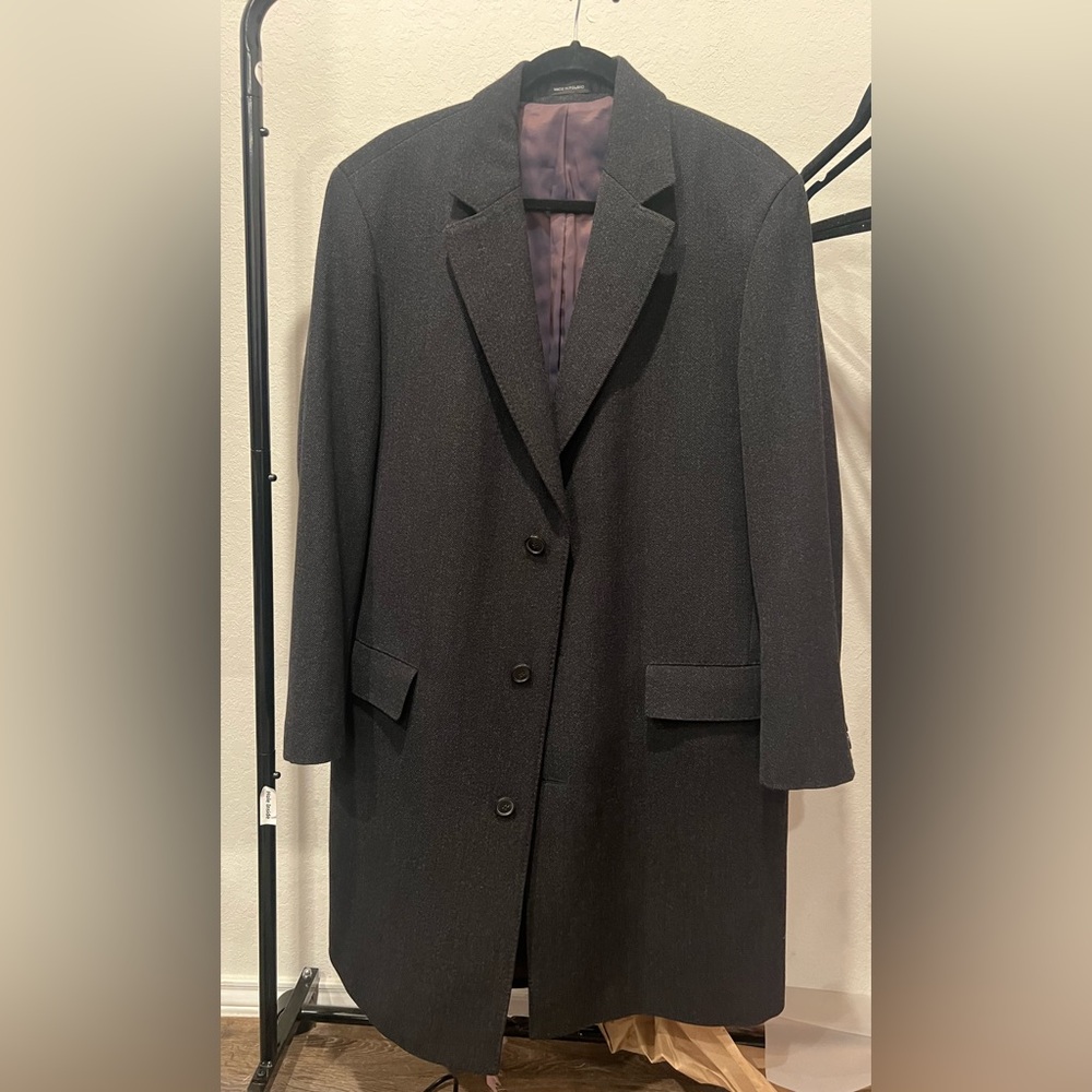 Hugo Boss Black and Gray Coat